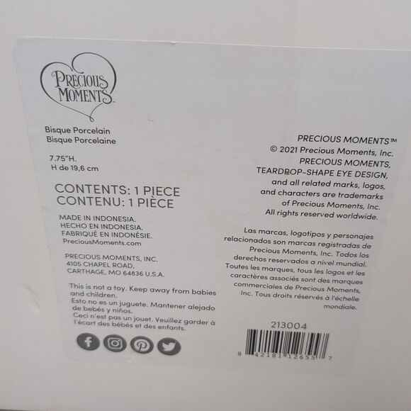 Precious Moments Your Love Lifts Me Higher Limited Edition Figurine 213004 New - Picture 4 of 15